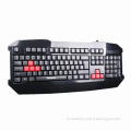 Wired LED back light gaming keyboard for desktop gaming accessories